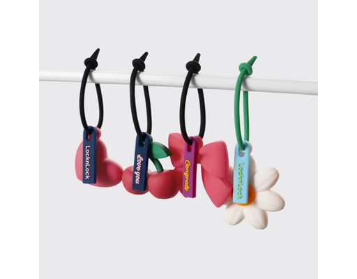 Móc Khoá Nhựa TLL096PIK Ribbon Màu Hồng LocknLock ảnh 2