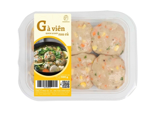 Gà Viên Rau Củ 300g Thực Phẩm Sạch ảnh 0