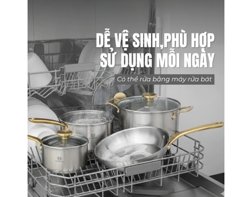 Chảo Inox Aureon 20cm La Gourmet ảnh 6
