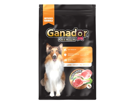 Thức Ăn Dạng Hạt Cho Chó Trưởng Thành Vị Cừu, Tiêu Hóa Khỏe Mạnh 3kg Ganador Premium ảnh 0