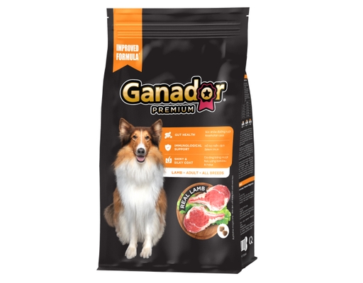 Thức Ăn Dạng Hạt Cho Chó Trưởng Thành Vị Cừu, Tiêu Hóa Khỏe Mạnh 3kg Ganador Premium ảnh 1