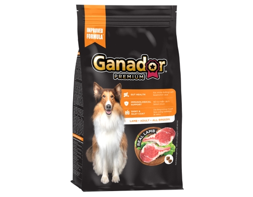 Thức Ăn Dạng Hạt Cho Chó Trưởng Thành Vị Cừu, Tiêu Hóa Khỏe Mạnh 3kg Ganador Premium ảnh 2