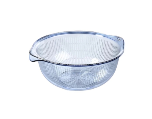 Bộ Thau Rổ Nhựa Trong 2T8 31x28x12.5cm Duy Tân ảnh 2