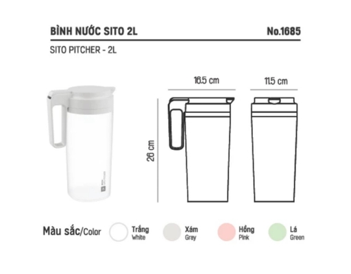 Bình Nước Sito Dung Tích 2L Duy Tân ảnh 12