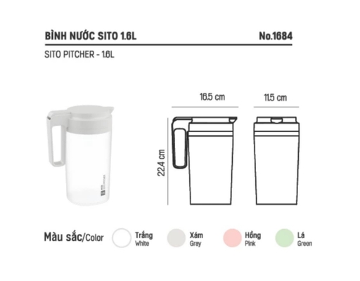Bình Nước Sito Dung Tích 1.6L Duy Tân ảnh 10