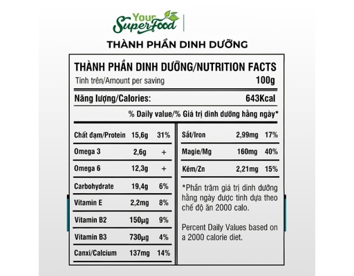 Hạt Healthy Mix Your Superfood 400g Superfood ảnh 3