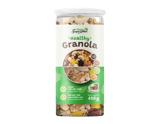 Granola Vị Nguyên Bản Your Superfood 450g Superfood ảnh 0
