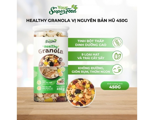 Granola Vị Nguyên Bản Your Superfood 450g Superfood ảnh 1