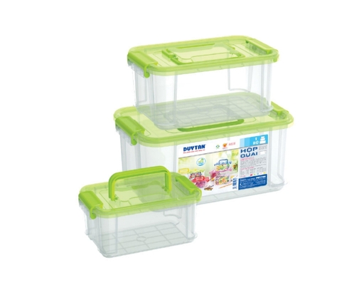 Bộ 3 Hộp Có Quai 1500/3700/7200ml Duy Tân ảnh 0