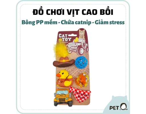 Bộ Đồ Chơi Vịt Cao Bồi 6 Món FOFOS ảnh 1