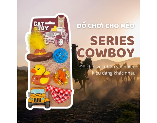 Bộ Đồ Chơi Vịt Cao Bồi 6 Món FOFOS ảnh 2