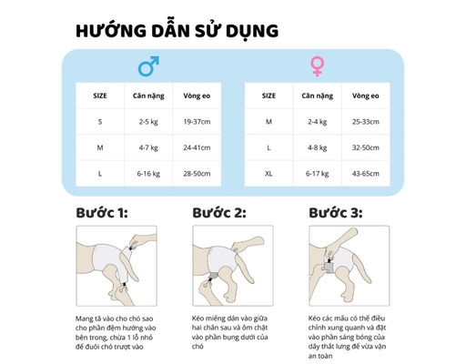 Tã Lót Cho Chó Giống Cái Size M 16 Miếng FOFOS ảnh 1