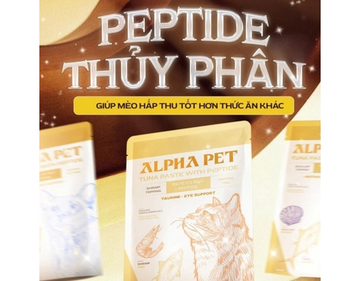 Pate Cho Mèo Topping Cá Hồi 60g Alpha Pet ảnh 1