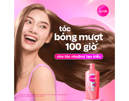 Dầu Gội Luminous UV Glycol-Vita C + Complex Cho Tóc Bóng Mượt Tỏa Nắng 100 Giờ 850g Sunsilk ảnh 2