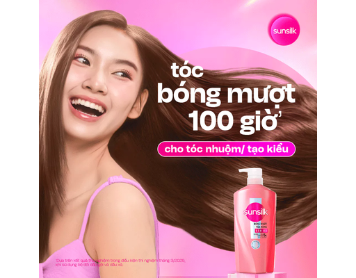 Dầu Xả Luminous UV Glycol-Vita C + Complex Cho Tóc Bóng Mượt Tỏa Nắng 100 Giờ 600g Sunsilk ảnh 2