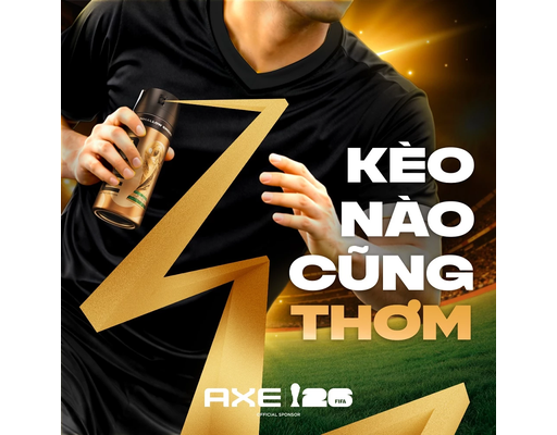 Xịt Nước Hoa Ngăn Mùi Phiên Bản Giới Hạn FIFA World Cup 2026 Hương Marshmallow Smoke 150ml AXE ảnh 5
