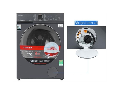 [Đặt Trước] Máy Giặt Inverter Drum TW-T21B120UWV(MG) 11kg Toshiba ảnh 6
