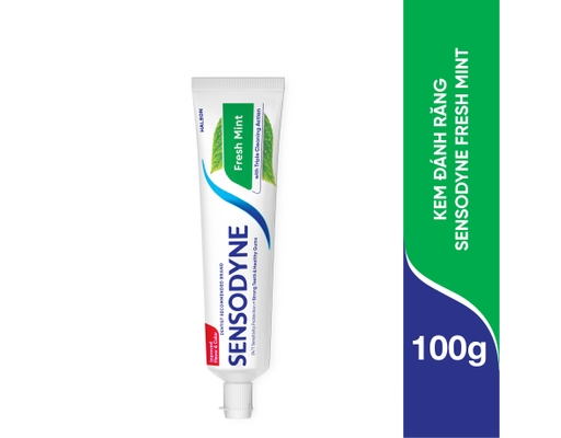 Kem Đánh Răng Hương Bạc Hà The Mát Fresh Mint 100g Sensodyne ảnh 0