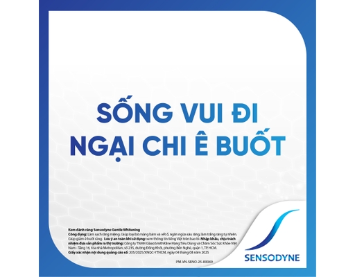 Kem Đánh Răng Trắng Sáng Gentle Whitening 100g Sensodyne ảnh 5
