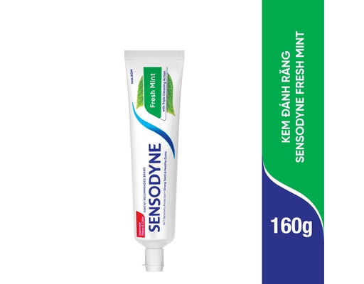 Kem Đánh Răng Hương Bạc Hà The Mát Fresh Mint 160g Sensodyne ảnh 0