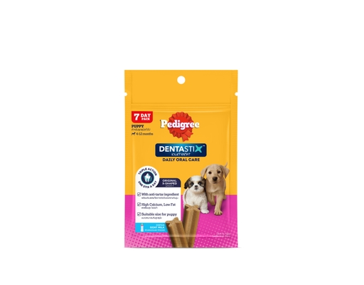 Bánh Xương Chăm Sóc Răng Cho Chó Con 4-12 Tháng Dentastix - 56g Pedigree ảnh 0