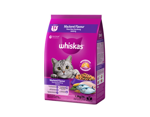 Thức Ăn Dạng Hạt Cho Mèo Vị Cá Thu 1.2kg Whiskas ảnh 0