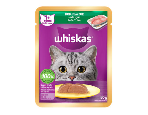 Thức Ăn Cho Mèo Lớn Vị Cá Ngừ 80g Whiskas ảnh 0