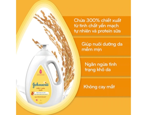 Sữa Tắm Chứa Sữa Và Yến Mạch 1L Johnson's Baby ảnh 1