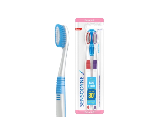 Bàn Chải Đánh Răng Sensitive Extra Soft 2 Cây Sensodyne ảnh 1