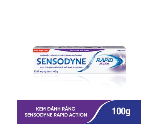 Kem Đánh Răng Giảm Ê Buốt Rapid Action 100g Sensodyne ảnh 1