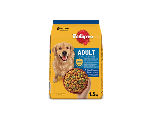 Thức Ăn Cho Chó Trưởng Thành Vị Gà & Rau Củ - 1.5kg Pedigree ảnh 0