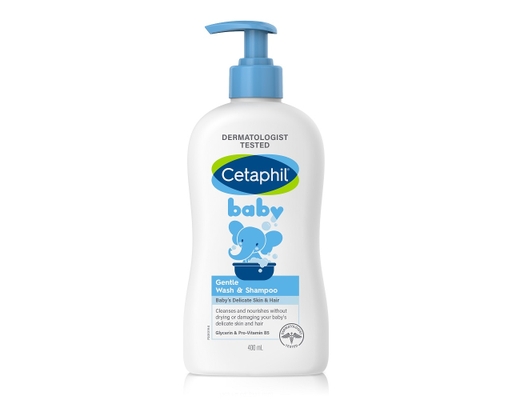 Sữa Tắm Gội Cho Bé Baby Gentle 400ml Cetaphil ảnh 0