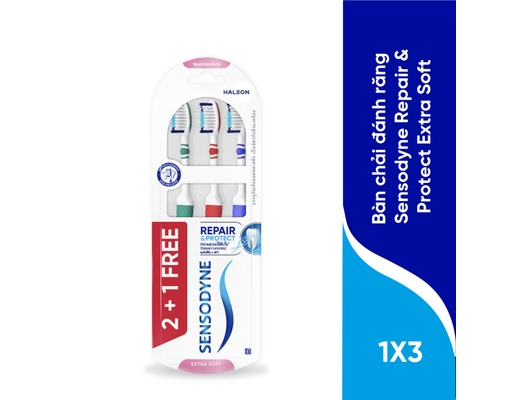 Bàn ChảI Đánh Răng Repair & Protect - 2 + 1 Cây Sensodyne ảnh 0