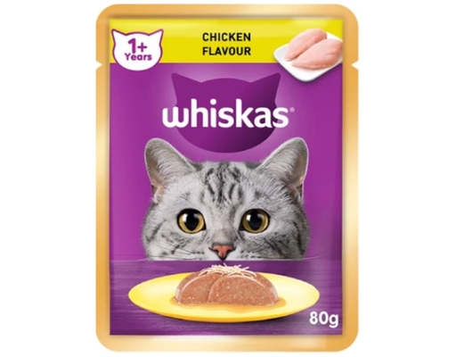 Pate Cho Mèo Trưởng Thành Dạng Jelly Vị Cá Ngừ & Cá Hồi 70g Whiskas ảnh 0