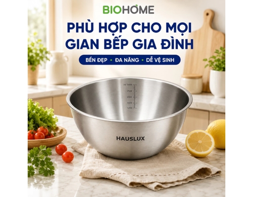 Thau Trộn Inox Có Vạch 1900ml Biohome ảnh 6