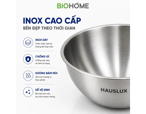 Thau Trộn Inox Có Vạch 2900ml Biohome ảnh 3