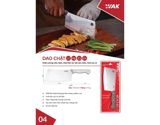 Dao Chặt Wak 30.3x9.1x0.23cm Biohome ảnh 1