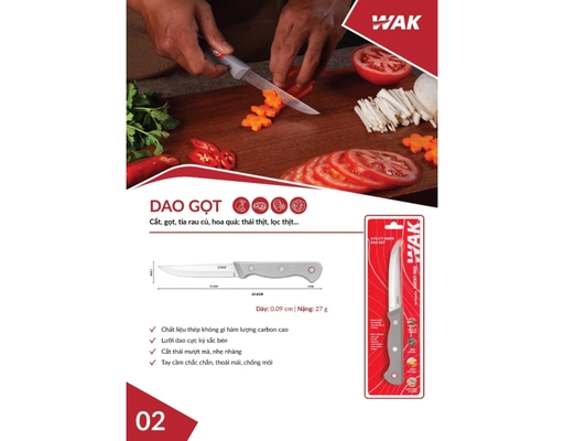 Dao Gọt Wak 20.6x1.9x0.09cm Biohome ảnh 1