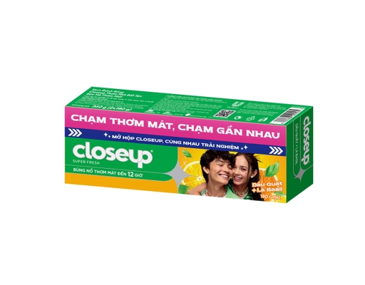 Bộ Đôi Kem Đánh Răng Dầu Quất & Lá Basil 180gx2 Closeup ảnh 0