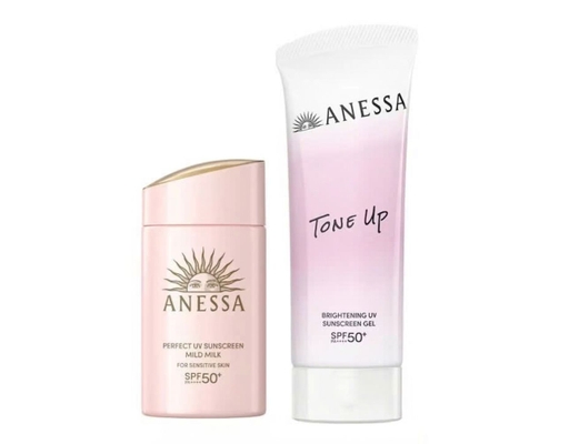 Combo Sữa Chống Nắng Da Nhạy Cảm 60ml + Gel Chống Nắng Nâng Tông 90g ANESSA ảnh 1