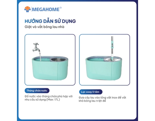 Bộ Lau Nhà Megalife C10 Megahome ảnh 4