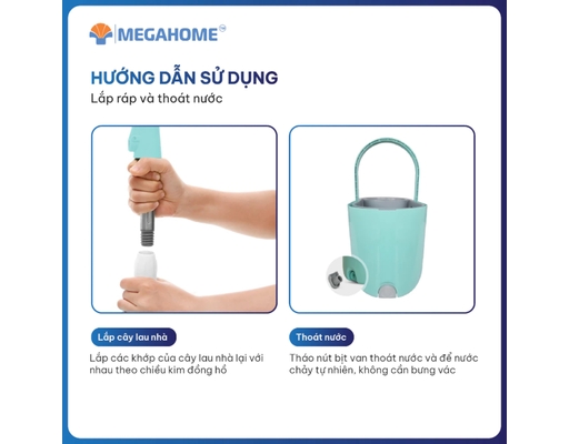 Bộ Lau Nhà Megalife C10 Megahome ảnh 5