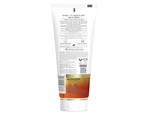Kem Xả Chăm Sóc Tóc Serum Ferulic + UV Repair & Glow Dove ảnh 1