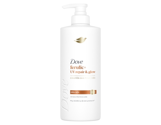 Dầu Gội Chăm Sóc Tóc Serum Ferulic + UV Repair & Glow 350g Dove ảnh 0