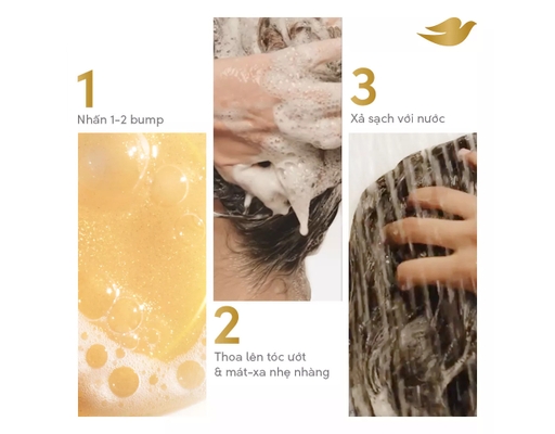 Dầu Gội Chăm Sóc Tóc Serum Ferulic + UV Repair & Glow 350g Dove ảnh 4