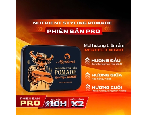 Sáp Dưỡng Tạo Kiểu Pomade Pro - Perfect Night 50g Menitems ảnh 2