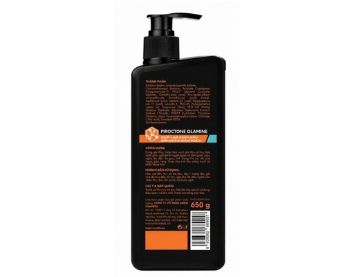 Dầu Gội Nam Dưỡng Tóc Ngăn Gàu Anti-dandruff Shampoo Gentle Blue 650g Menitems ảnh 2