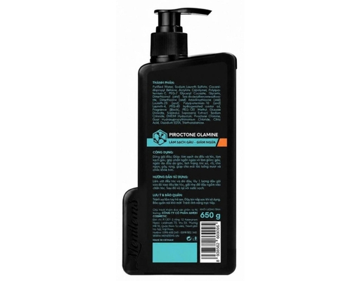 Dầu Gội Nam Dưỡng Tóc Ngăn Gàu Anti-dandruff Shampoo Ocean Spirit 650g Menitems ảnh 2
