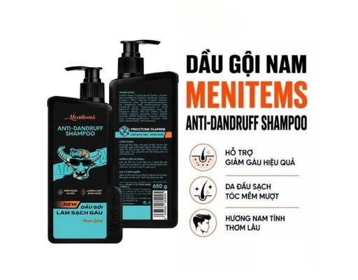Dầu Gội Nam Dưỡng Tóc Ngăn Gàu Anti-dandruff Shampoo Ocean Spirit 650g Menitems ảnh 3