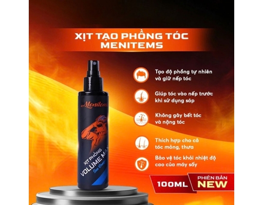 Xịt tạo phồng Volume Max Sea Breeze 100ml Menitems ảnh 2
